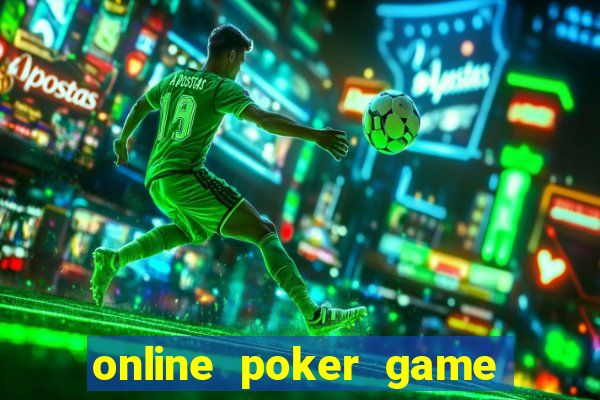 online poker game no money