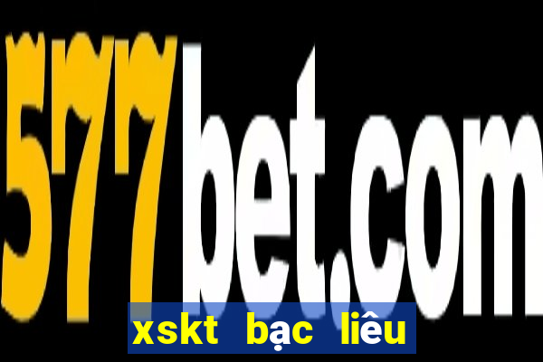 xskt bạc liêu hôm nay