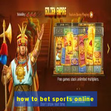 how to bet sports online