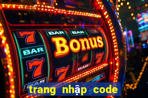 trang nhập code omg 3q