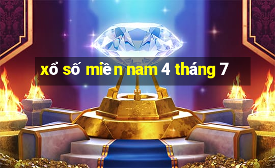 xổ số miền nam 4 tháng 7