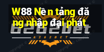 W88 Nền tảng đăng nhập đại phát