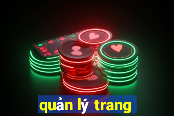 quản lý trang