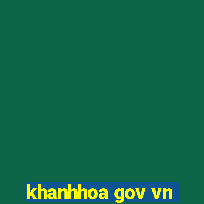 khanhhoa gov vn