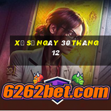 xổ số ngày 30 tháng 12