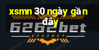 xsmn 30 ngày gần đây