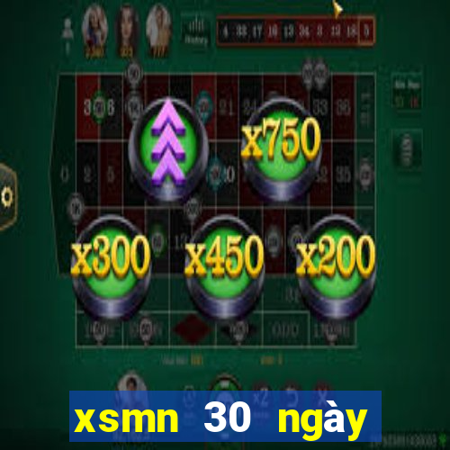 xsmn 30 ngày gần đây