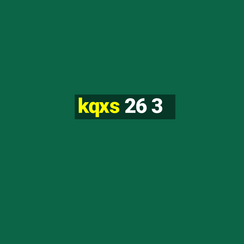 kqxs 26 3