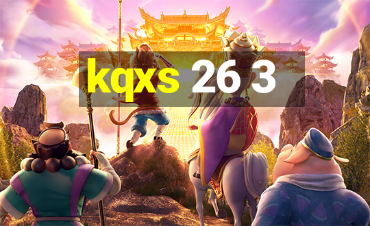 kqxs 26 3