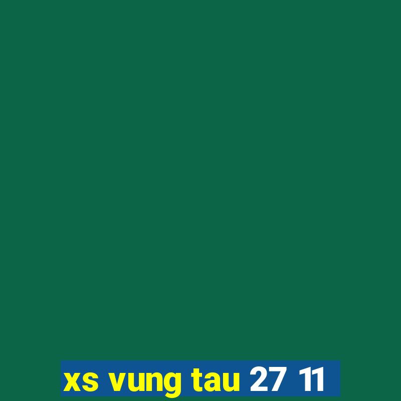 xs vung tau 27 11