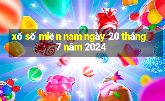 xổ số miền nam ngày 20 tháng 7 năm 2024