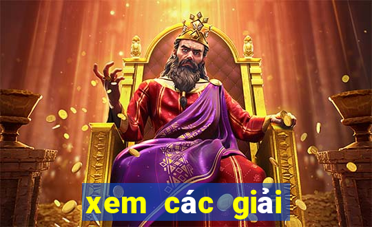 xem các giải đặc biệt