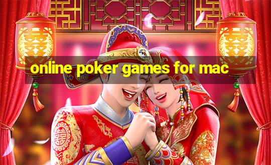 online poker games for mac