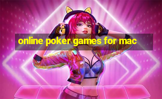 online poker games for mac