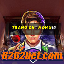 Trang Chủ Nohu10