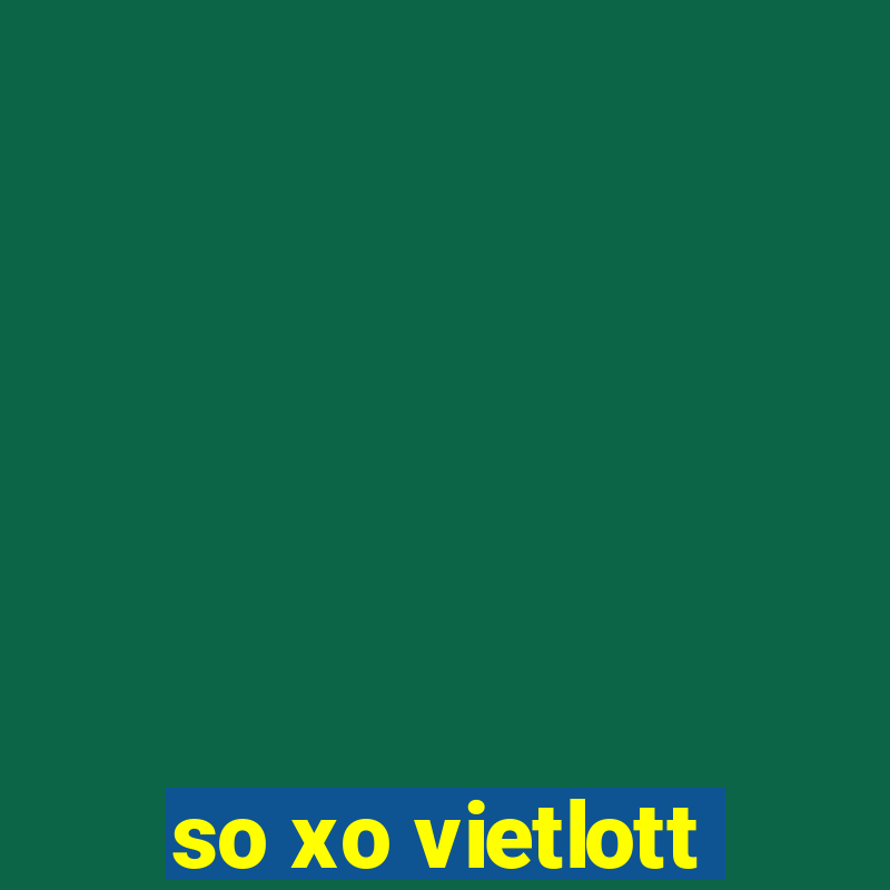 so xo vietlott