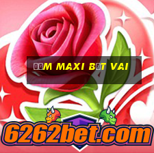 đầm maxi bẹt vai