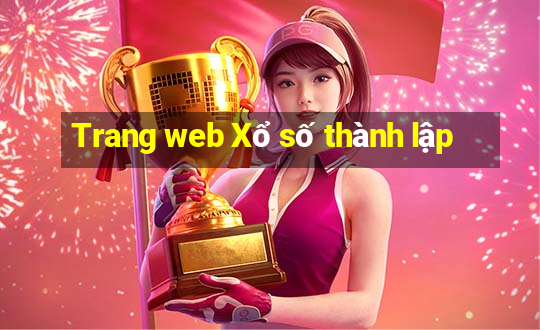 Trang web Xổ số thành lập