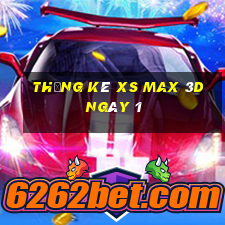 Thống kê XS Max 3D ngày 1