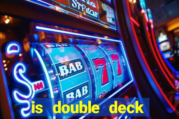 is double deck blackjack better