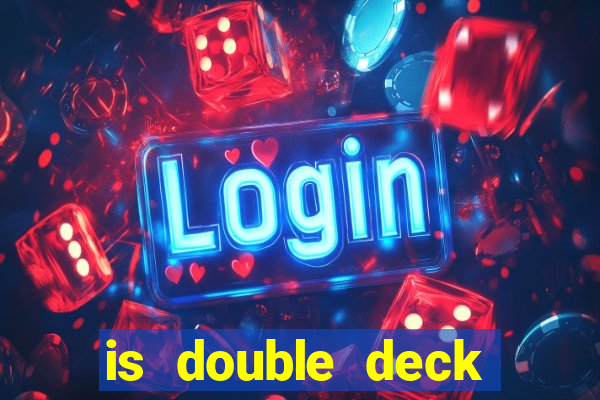 is double deck blackjack better