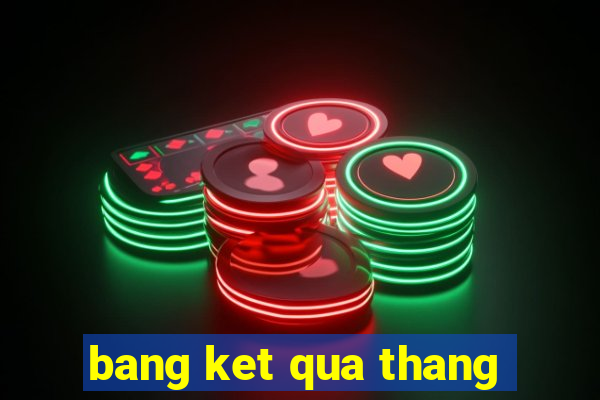 bang ket qua thang