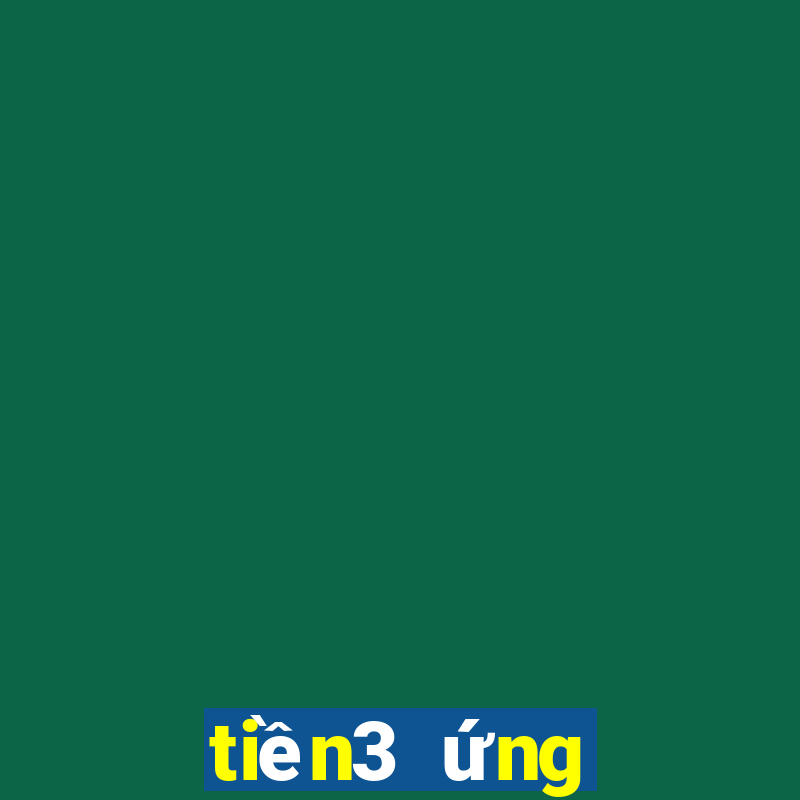 tiền3 ứng dụng xổ số