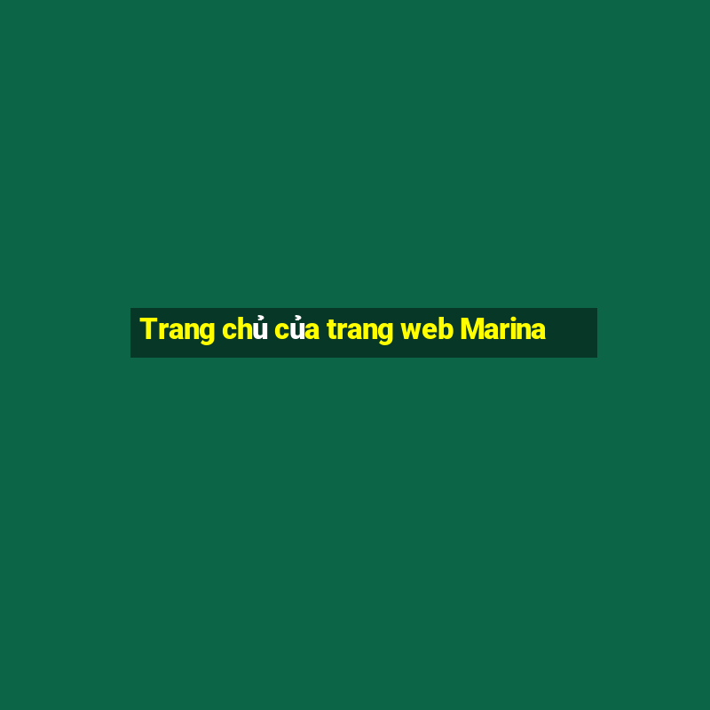 Trang chủ của trang web Marina