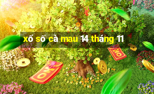 xổ số cà mau 14 tháng 11