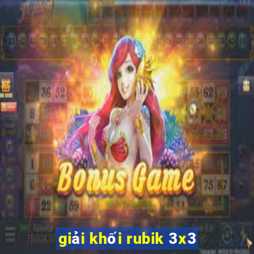 giải khối rubik 3x3