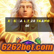 xổ số đà lạt 28 tháng 04