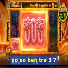 xo so ben tre 3 7