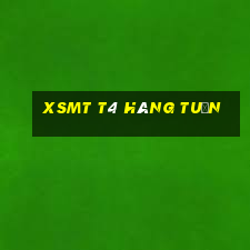 xsmt t4 hàng tuần