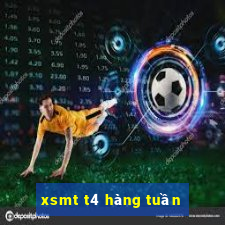 xsmt t4 hàng tuần