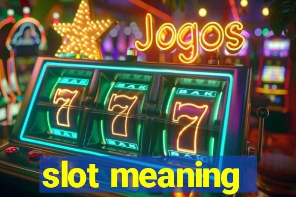 slot meaning