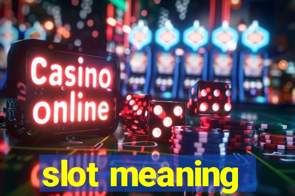 slot meaning