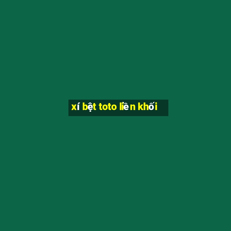 xí bệt toto liền khối