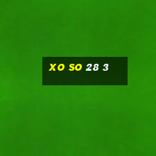 xo so 28 3