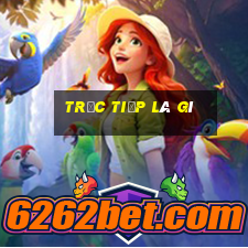 trực tiếp là gì