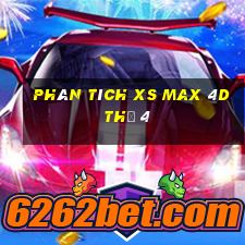 Phân tích XS Max 4D Thứ 4