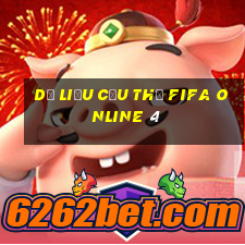 dữ liệu cầu thủ fifa online 4