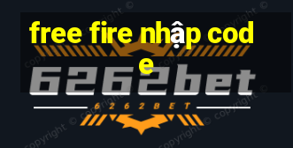 free fire nhập code