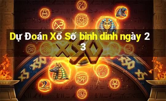 Dự Đoán Xổ Số binh dinh ngày 23