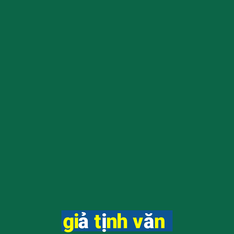 giả tịnh văn