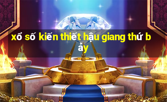 xổ số kiến thiết hậu giang thứ bảy