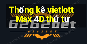 Thống kê vietlott Max 4D thứ tư