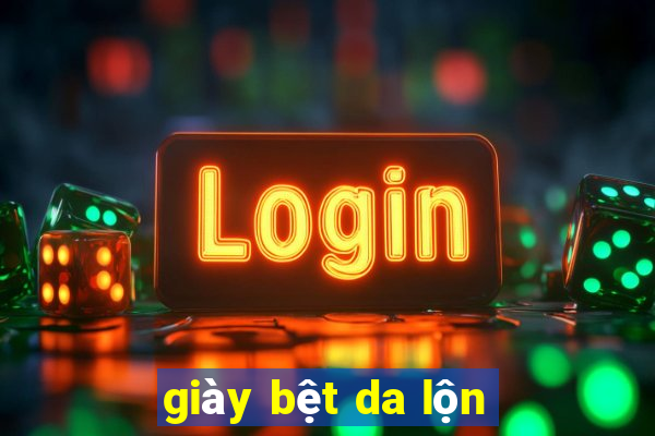 giày bệt da lộn