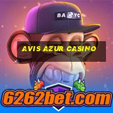 avis azur casino