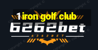 1 iron golf club