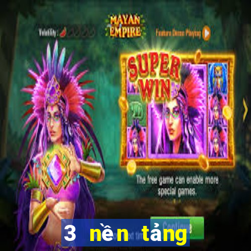 3 nền tảng xổ số